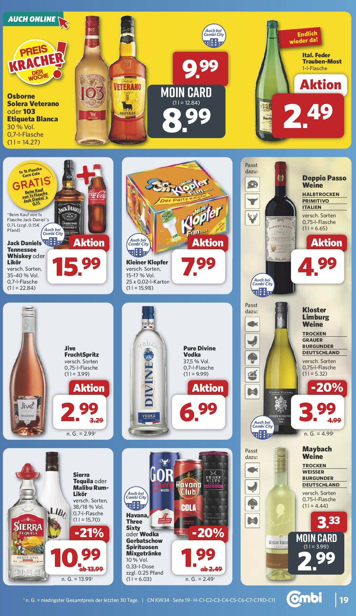 combi - Combi-Prospekt gültig vom 18.08. bis 23.08. - page: 25