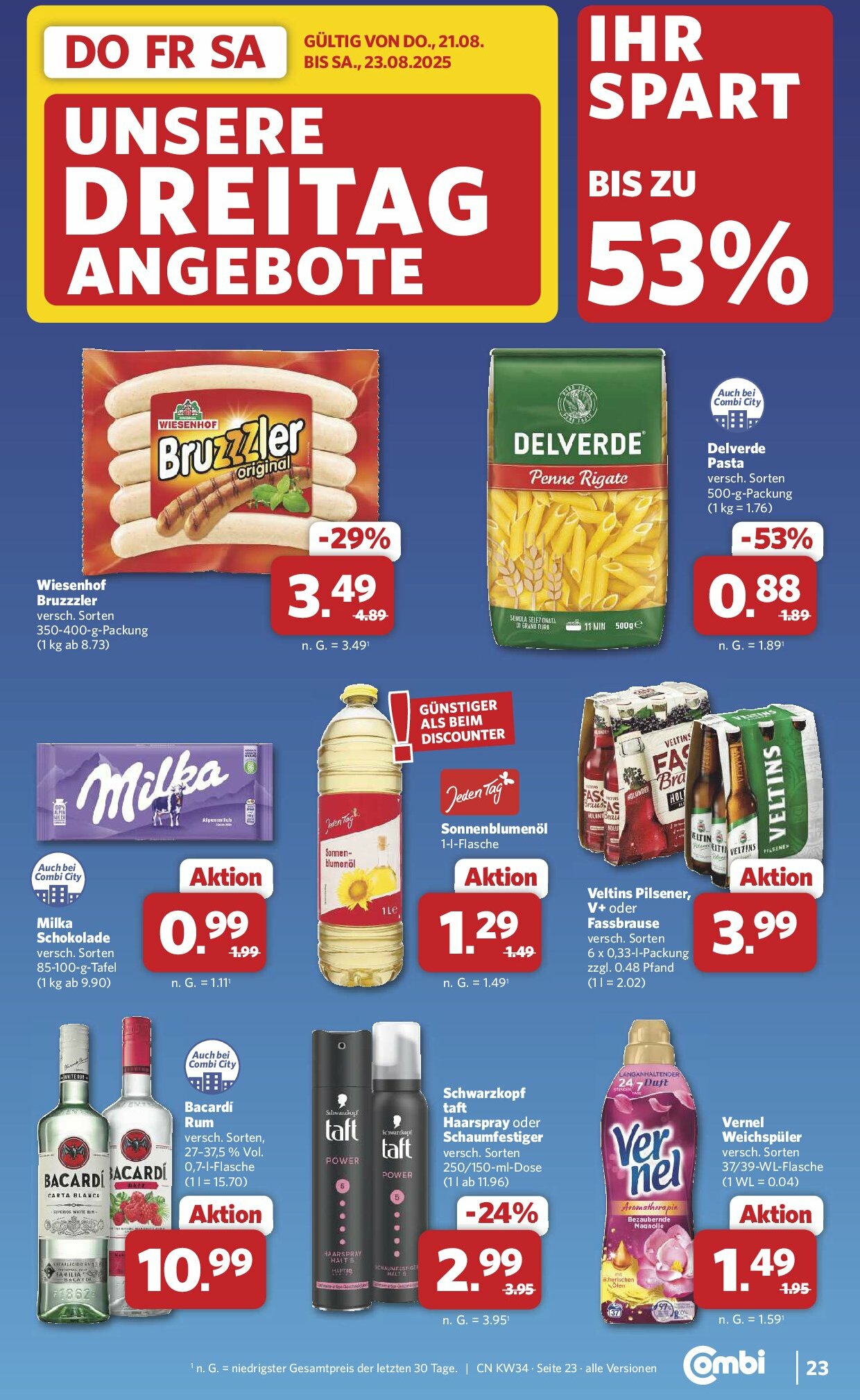 combi - Combi-Prospekt gültig vom 18.08. bis 23.08. - page: 31