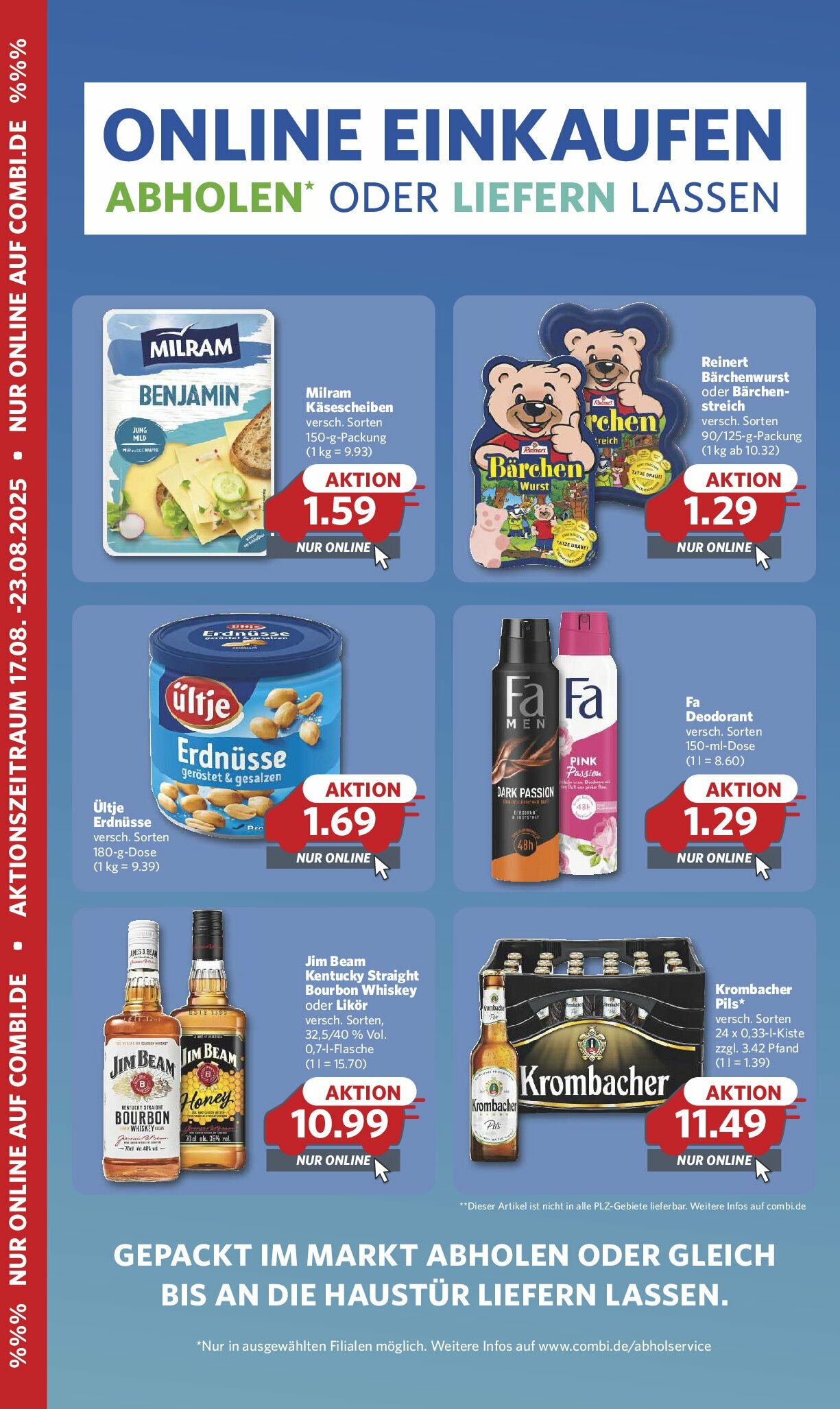 combi - Combi - Online Einkaufen-Prospekt gültig vom 17.08. bis 23.08.