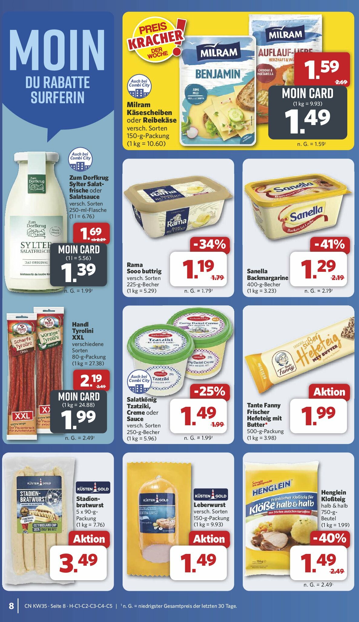 combi - Combi-Prospekt gültig vom 25.08. bis 30.08. - page: 9