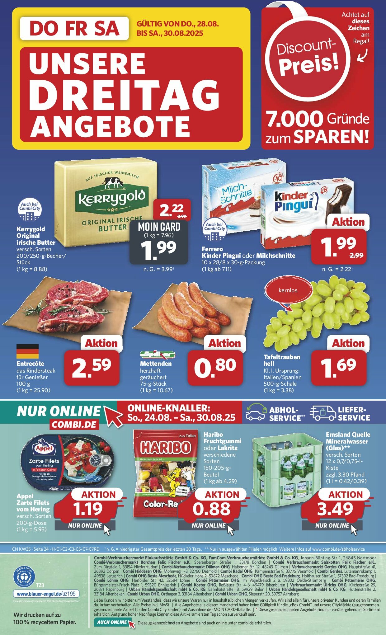 combi - Combi-Prospekt gültig vom 25.08. bis 30.08. - page: 33