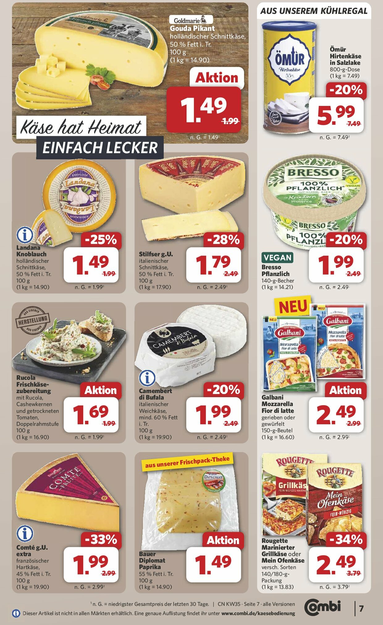 combi - Combi-Prospekt gültig vom 25.08. bis 30.08. - page: 7