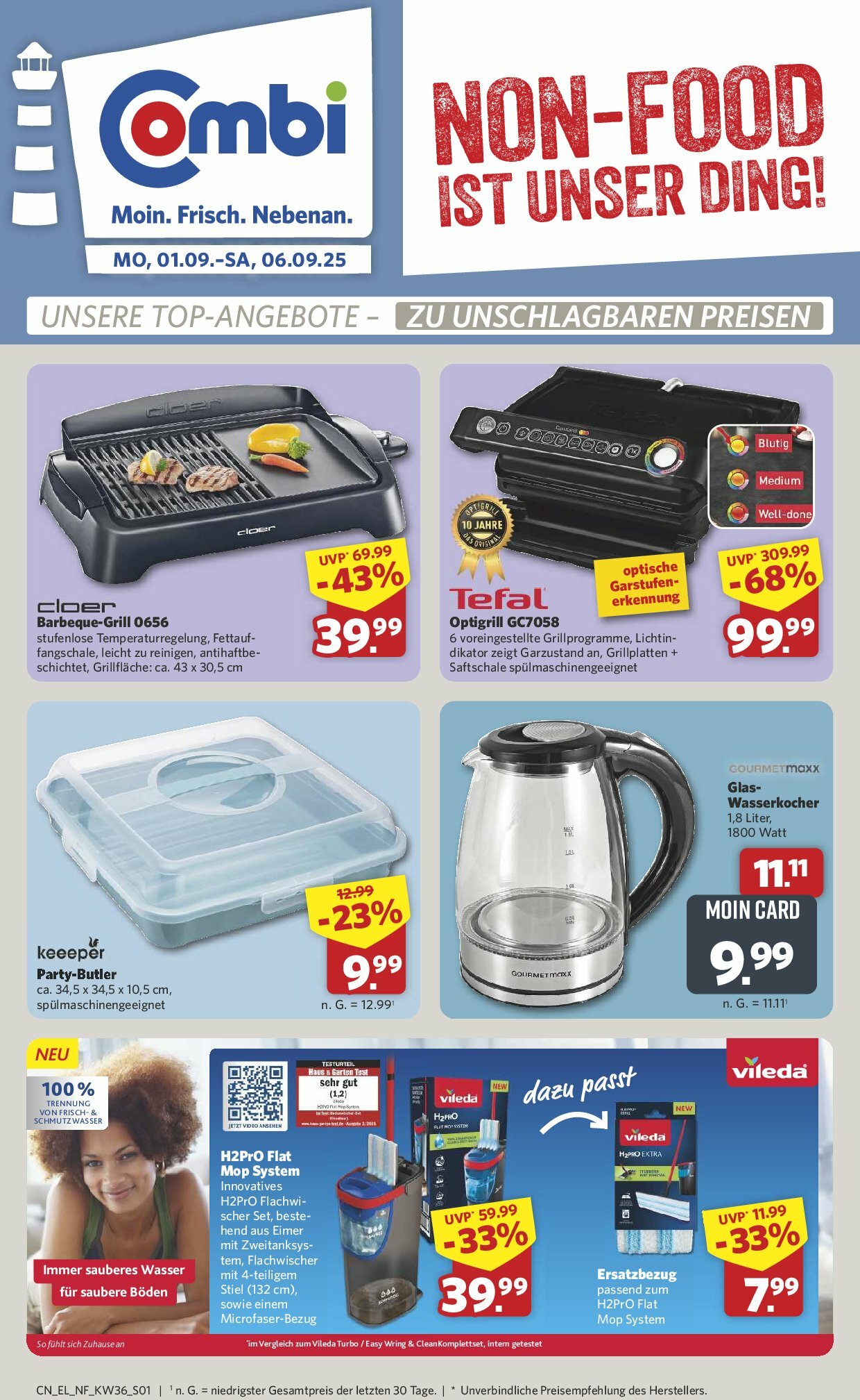 combi - Combi - Non food-Prospekt gültig vom 01.09. bis 06.09.