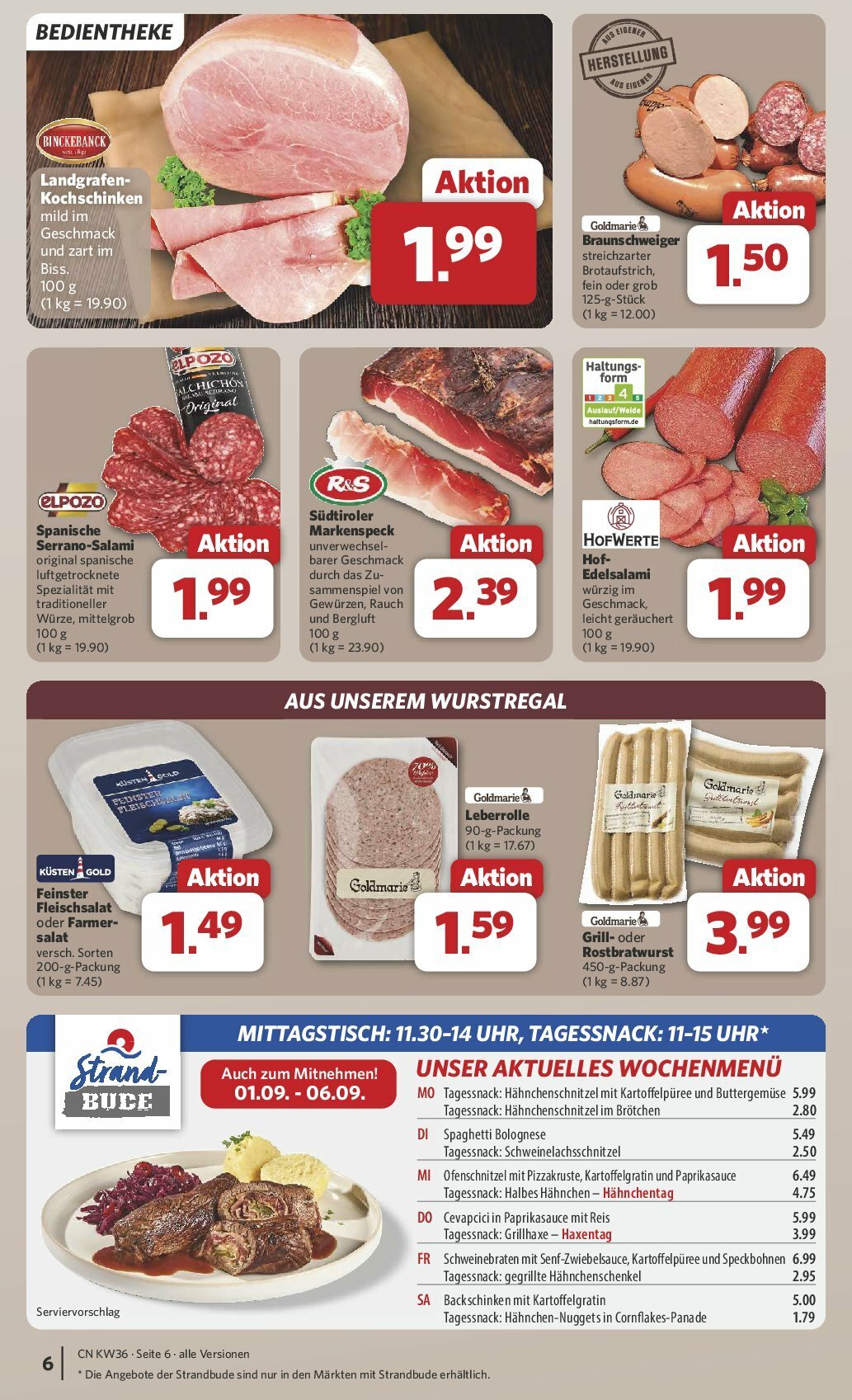 combi - Combi-Prospekt gültig vom 01.09. bis 06.09. - page: 7