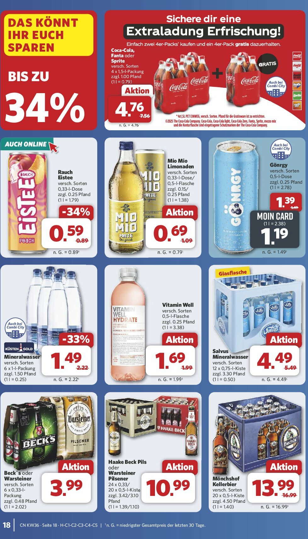 combi - Combi-Prospekt gültig vom 01.09. bis 06.09. - page: 25