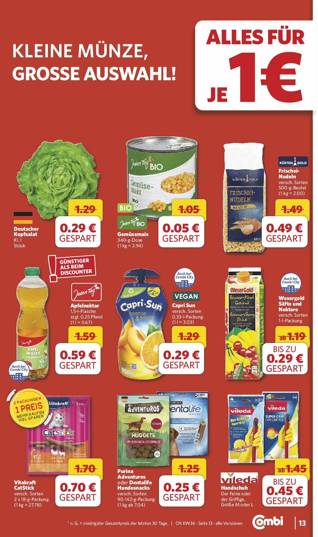 combi - Combi-Prospekt gültig vom 01.09. bis 06.09. - page: 17