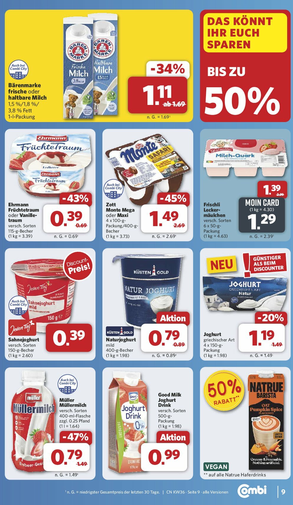 combi - Combi-Prospekt gültig vom 01.09. bis 06.09. - page: 11