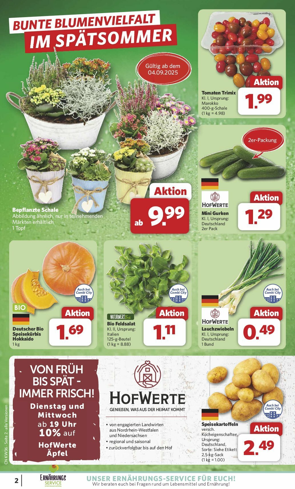 combi - Combi-Prospekt gültig vom 01.09. bis 06.09. - page: 2