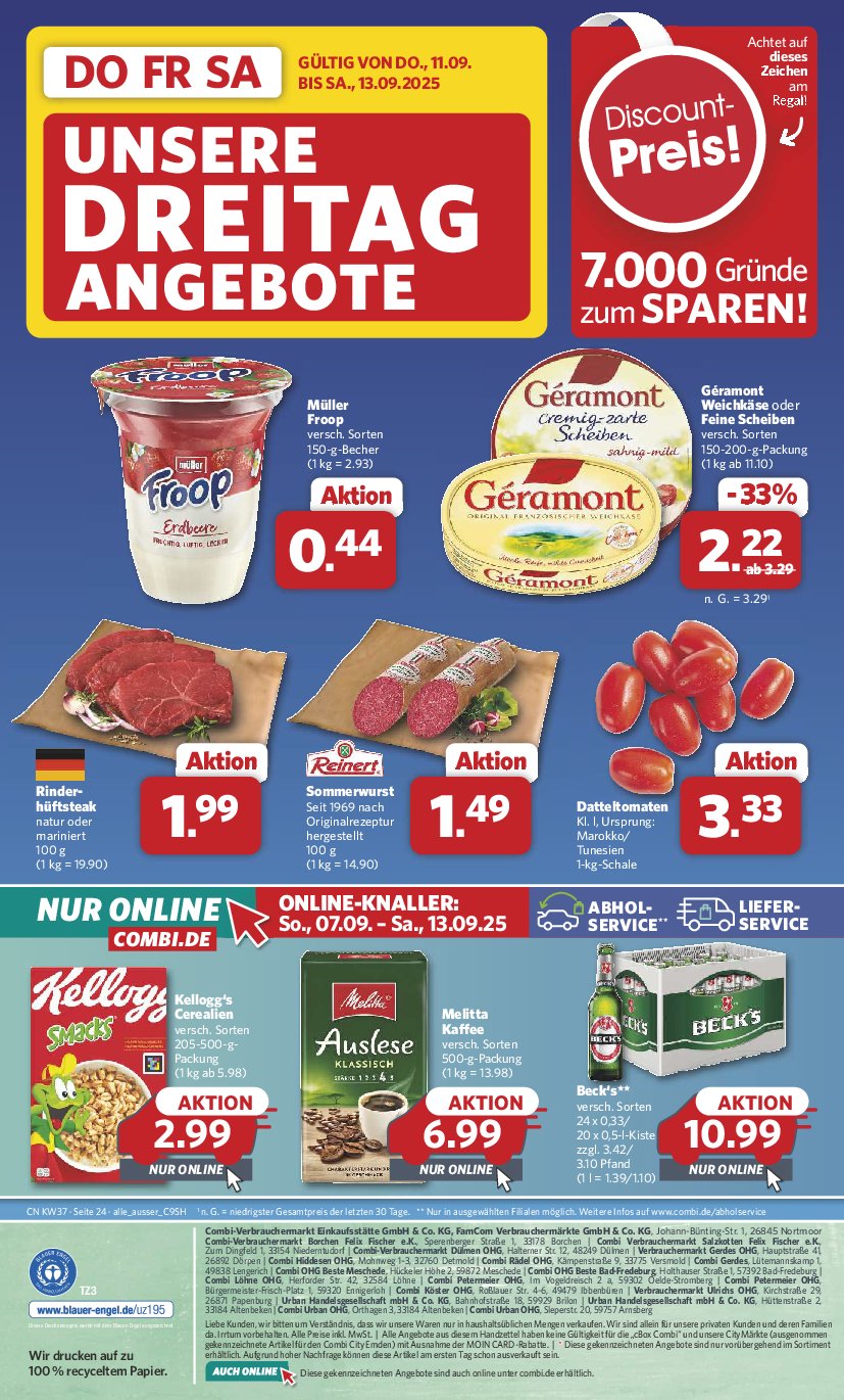 combi - Combi-Prospekt gültig vom 08.09. bis 13.09. - page: 34