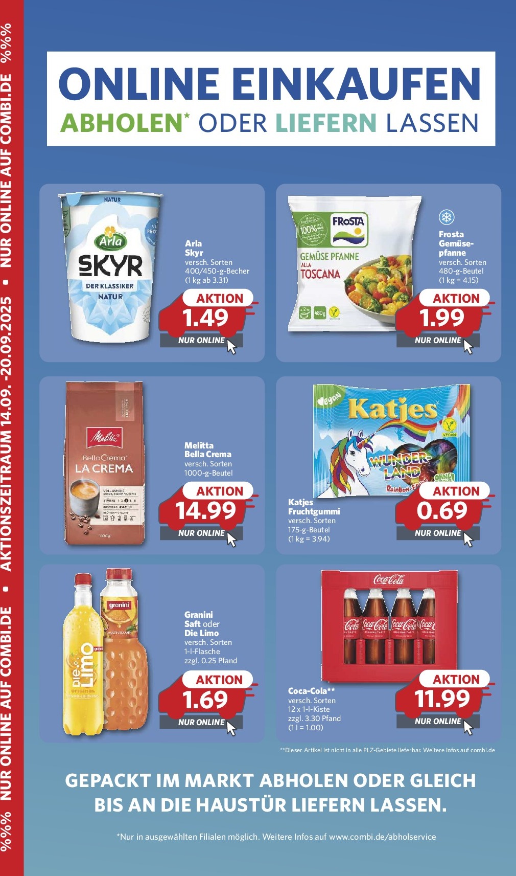 combi - Combi - Online Einkaufen-Prospekt gültig vom 14.09. bis 20.09.