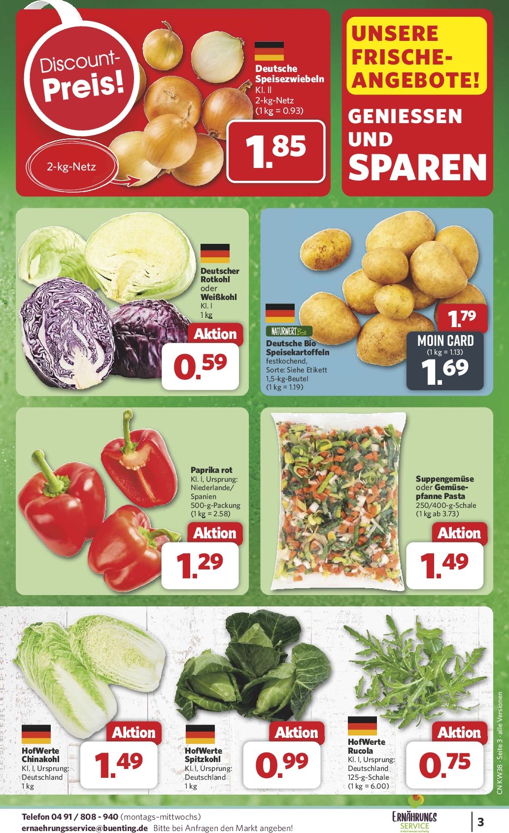 combi - Combi-Prospekt gültig vom 15.09. bis 20.09. - page: 3