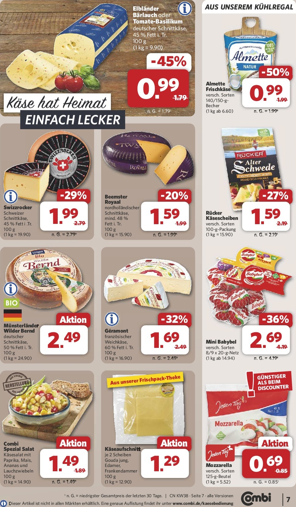 combi - Combi-Prospekt gültig vom 15.09. bis 20.09. - page: 8