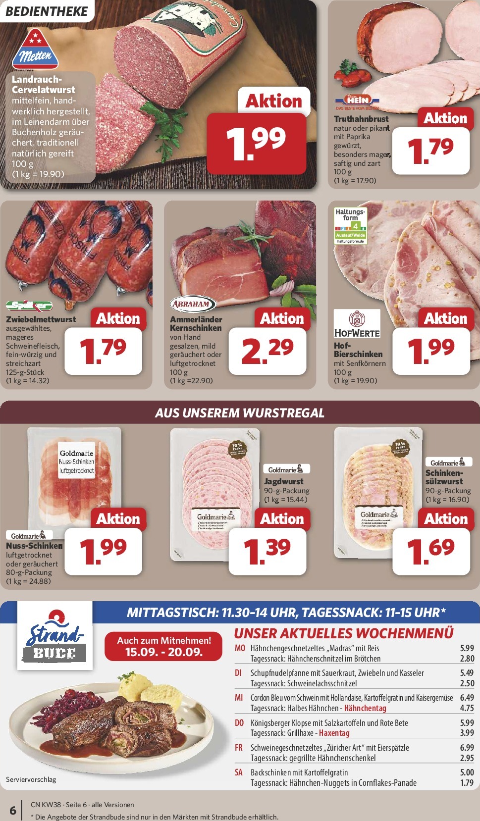 combi - Combi-Prospekt gültig vom 15.09. bis 20.09. - page: 6