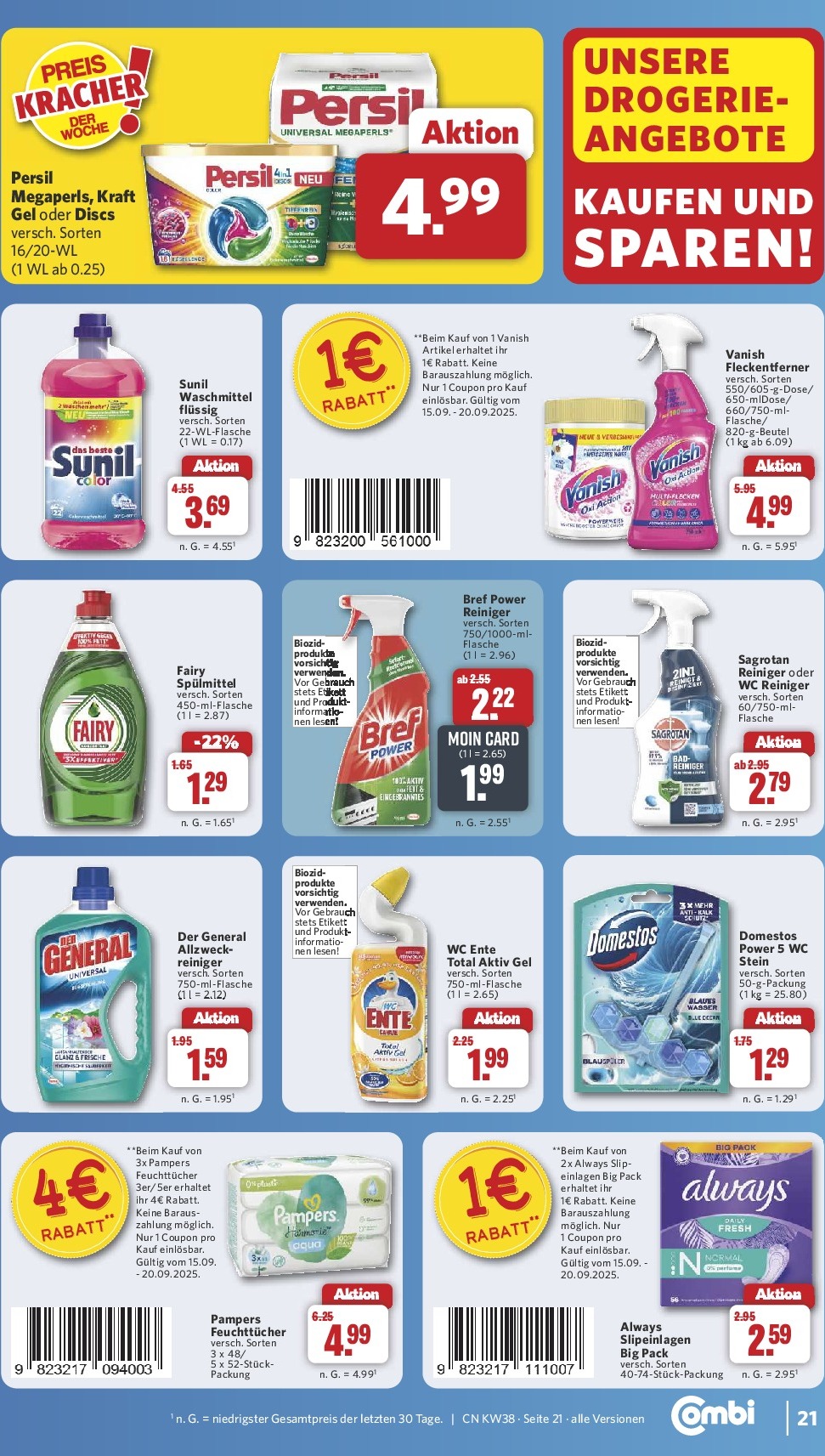 combi - Combi-Prospekt gültig vom 15.09. bis 20.09. - page: 26