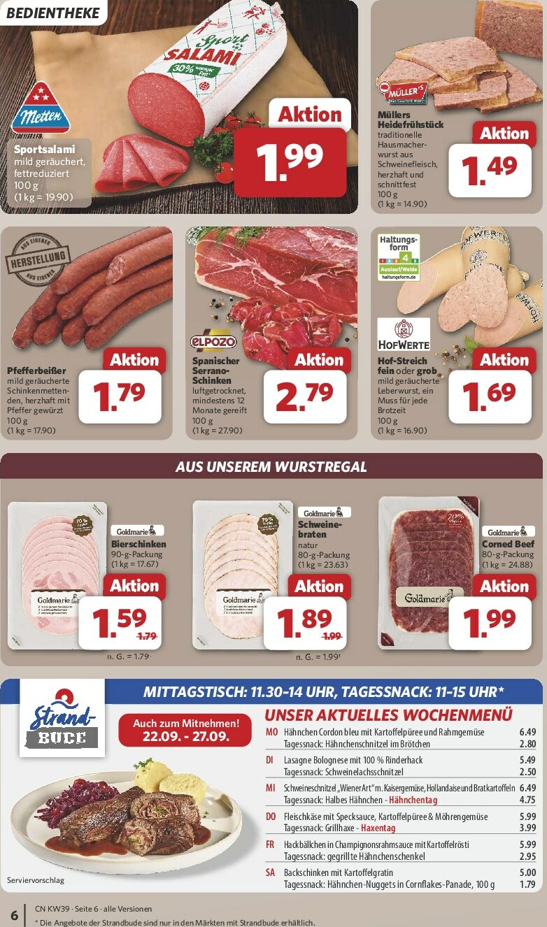 combi - Combi-Prospekt gültig vom 22.09. bis 27.09. - page: 6