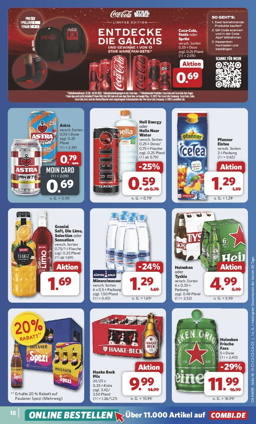 combi - Combi-Prospekt gültig vom 22.09. bis 27.09. - page: 23
