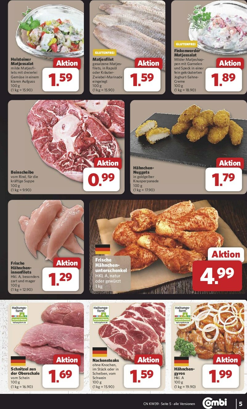 combi - Combi-Prospekt gültig vom 22.09. bis 27.09. - page: 5