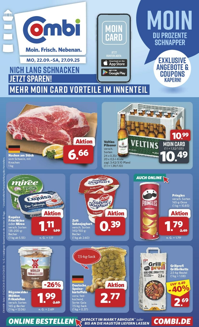 combi - Combi-Prospekt gültig vom 22.09. bis 27.09.