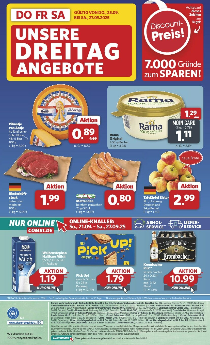 combi - Combi-Prospekt gültig vom 22.09. bis 27.09. - page: 30