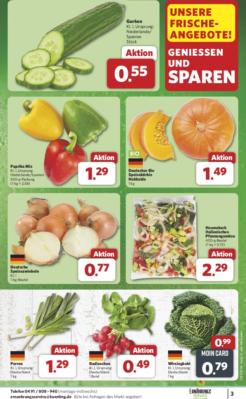 combi - Combi-Prospekt gültig vom 22.09. bis 27.09. - page: 3