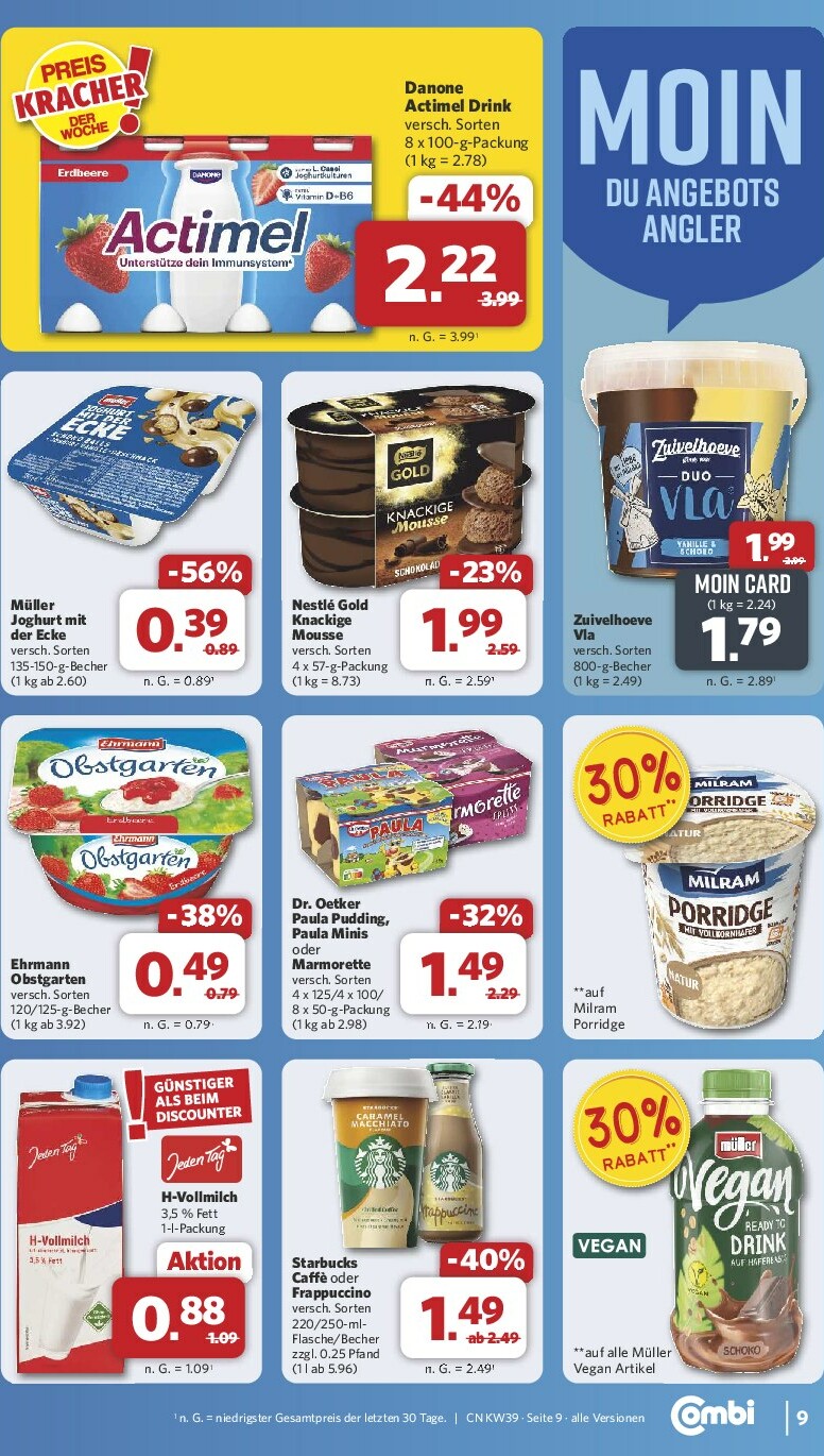 combi - Combi-Prospekt gültig vom 22.09. bis 27.09. - page: 9