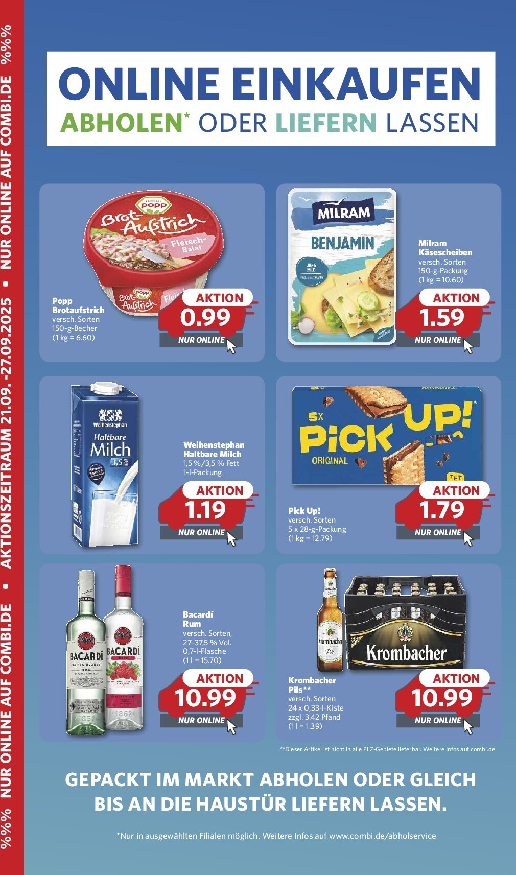 combi - Combi - Online Einkaufen-Prospekt gültig vom 21.09. bis 27.09.