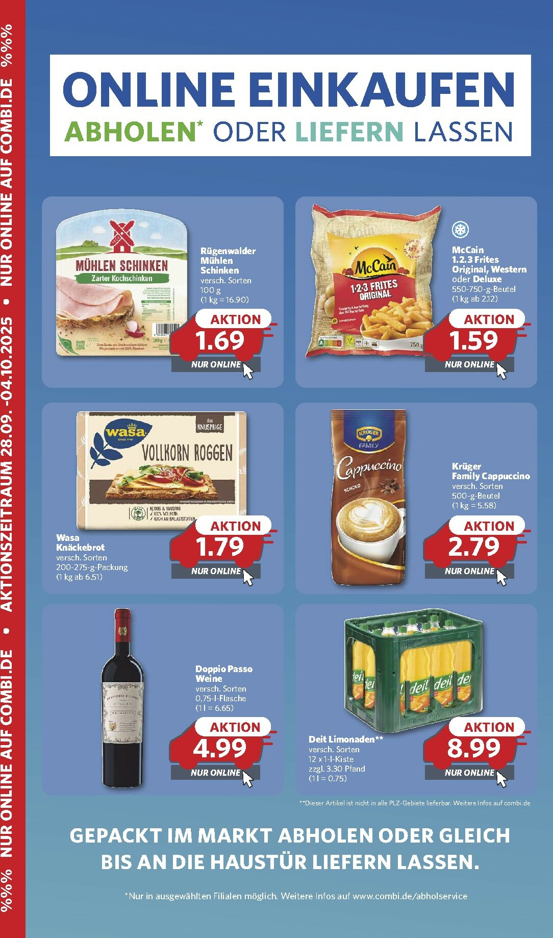 combi - Combi - Online Einkaufen-Prospekt gültig vom 28.09. bis 04.10.