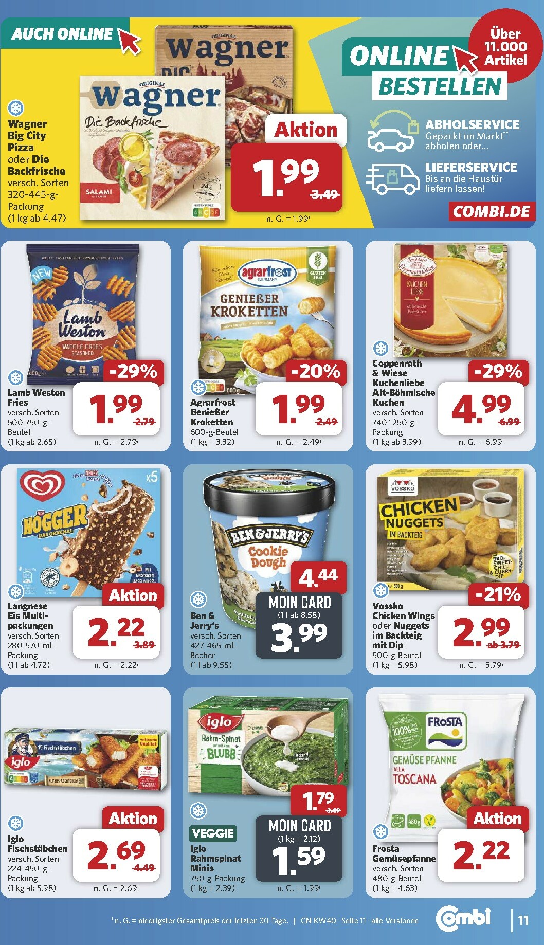 combi - Combi-Prospekt gültig vom 29.09. bis 04.10. - page: 11