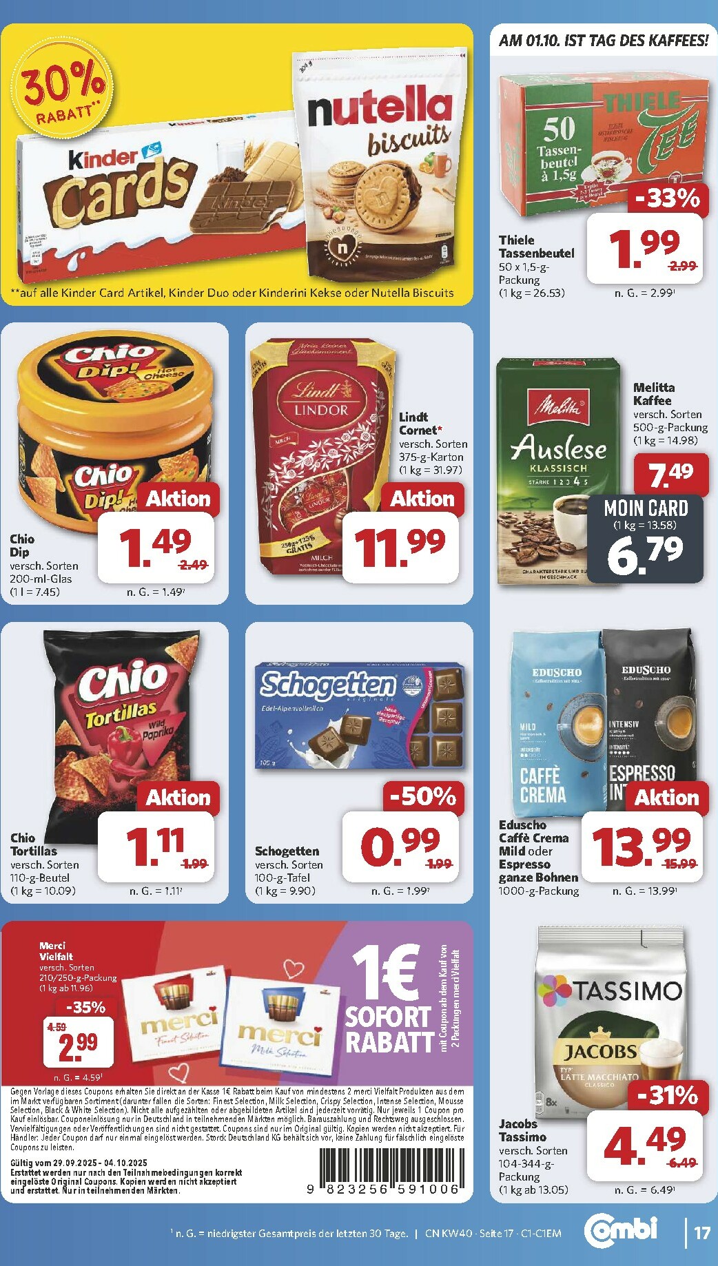 combi - Combi-Prospekt gültig vom 29.09. bis 04.10. - page: 20
