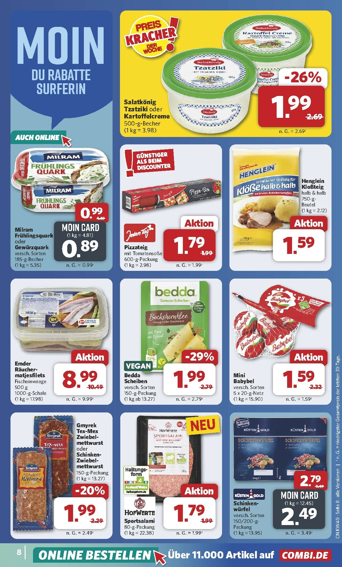 combi - Combi-Prospekt gültig vom 29.09. bis 04.10. - page: 8