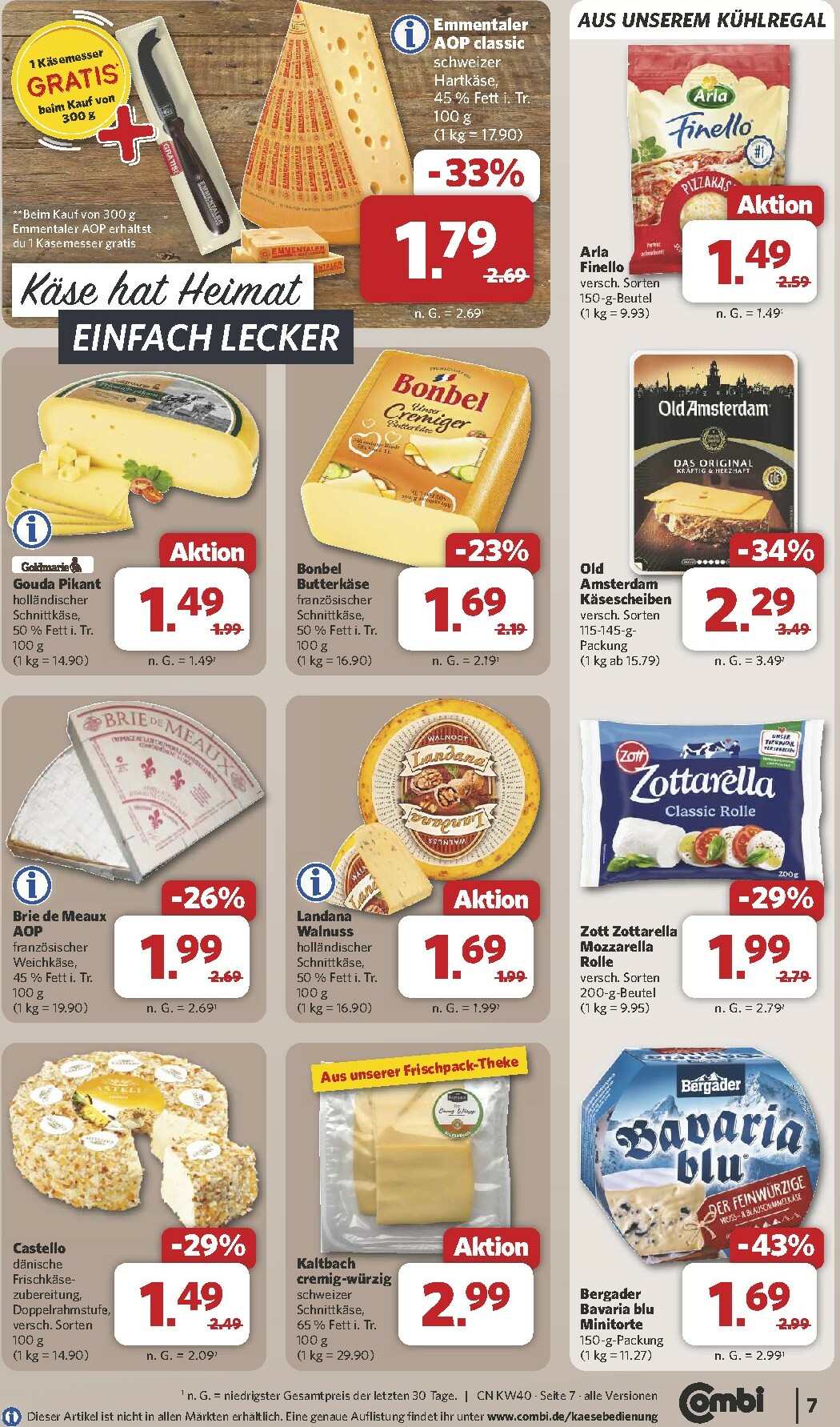 combi - Combi-Prospekt gültig vom 29.09. bis 04.10. - page: 7