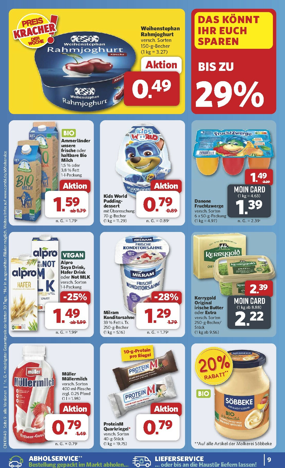 combi - Combi-Prospekt gültig vom 29.09. bis 04.10. - page: 9