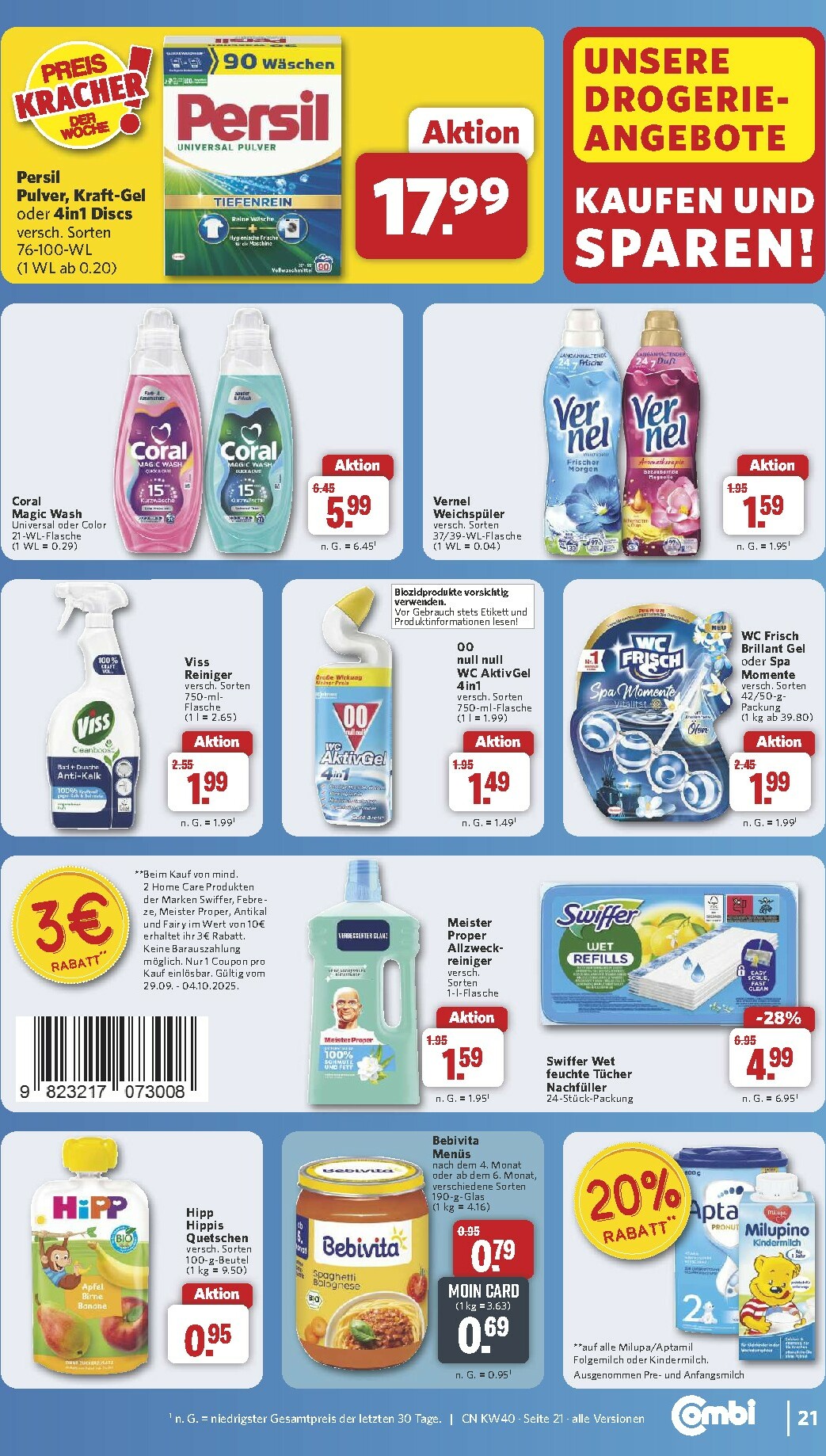 combi - Combi-Prospekt gültig vom 29.09. bis 04.10. - page: 28