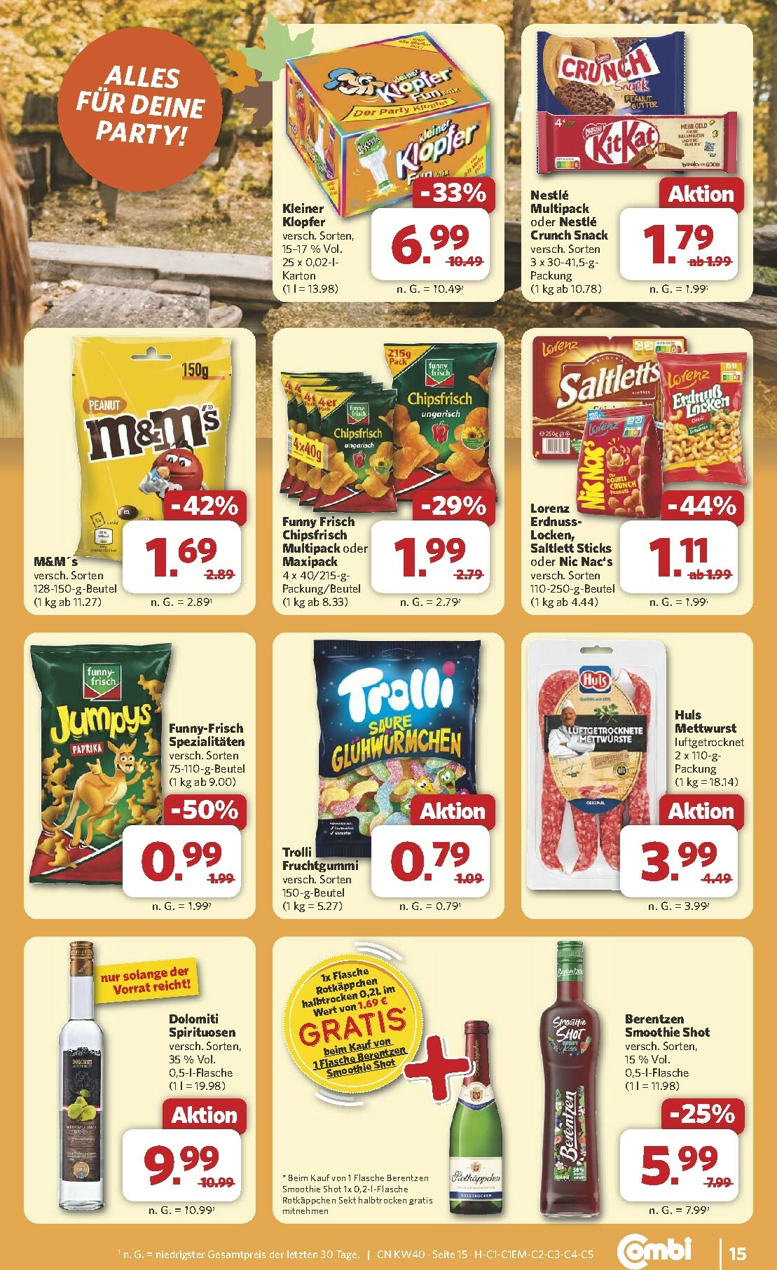 combi - Combi-Prospekt gültig vom 29.09. bis 04.10. - page: 17