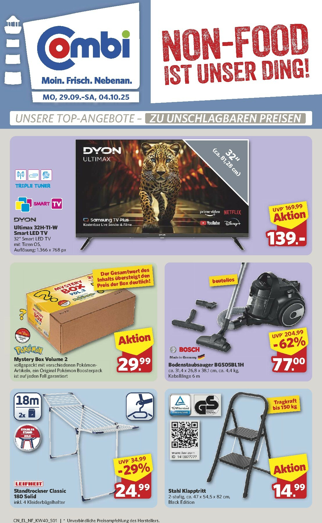 combi - Combi - Non-food-Prospekt gültig vom 29.09. bis 04.10.