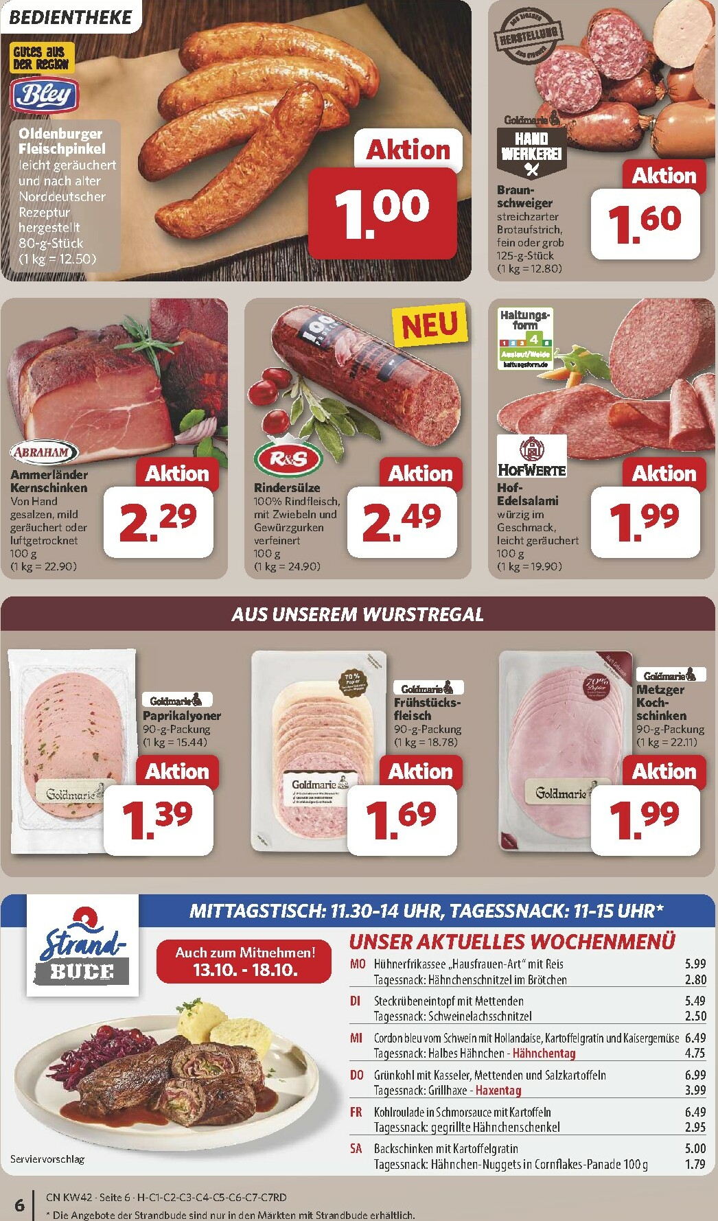 combi - Combi-Prospekt gültig vom 13.10. bis 18.10. - page: 6