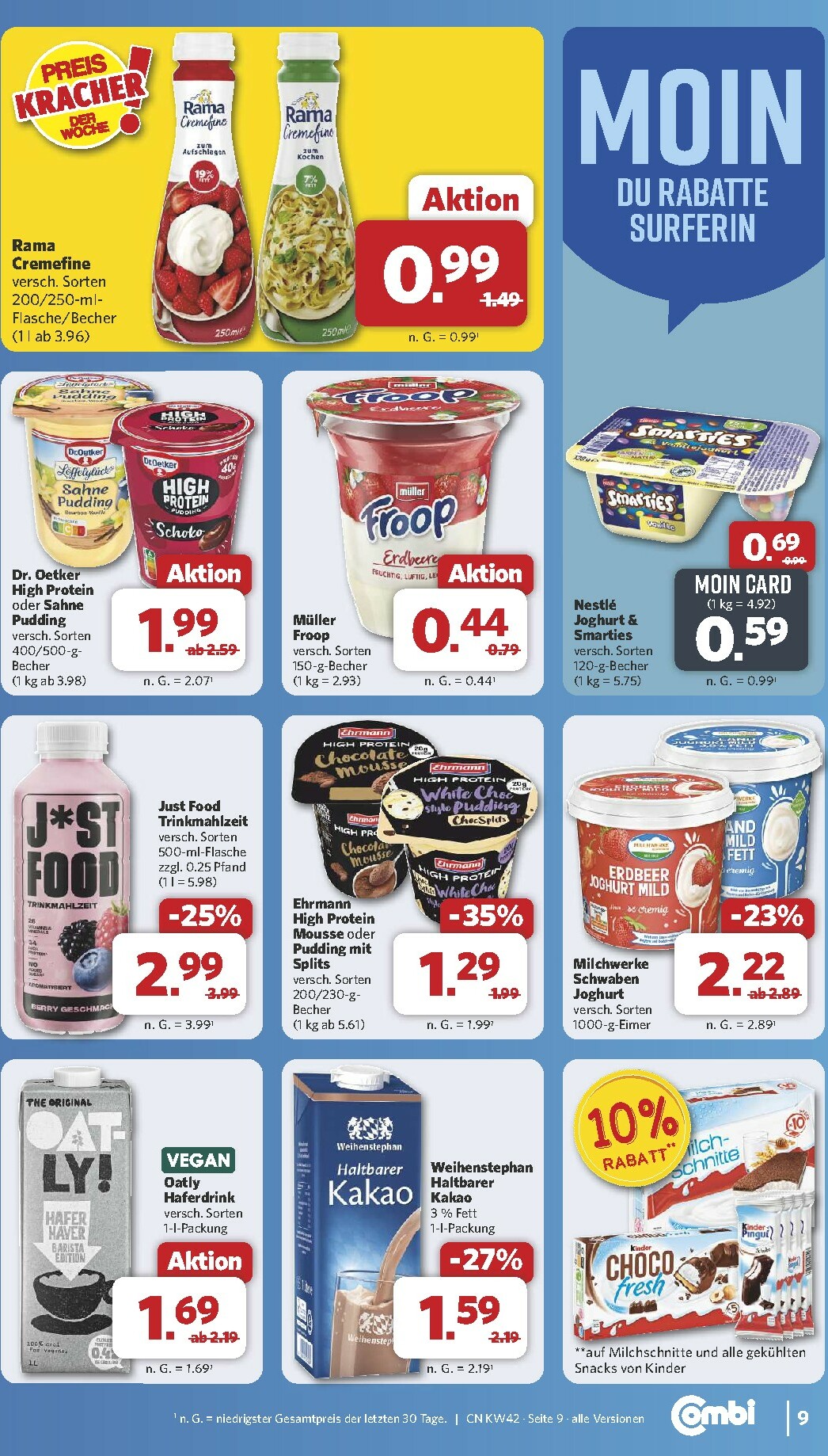 combi - Combi-Prospekt gültig vom 13.10. bis 18.10. - page: 9