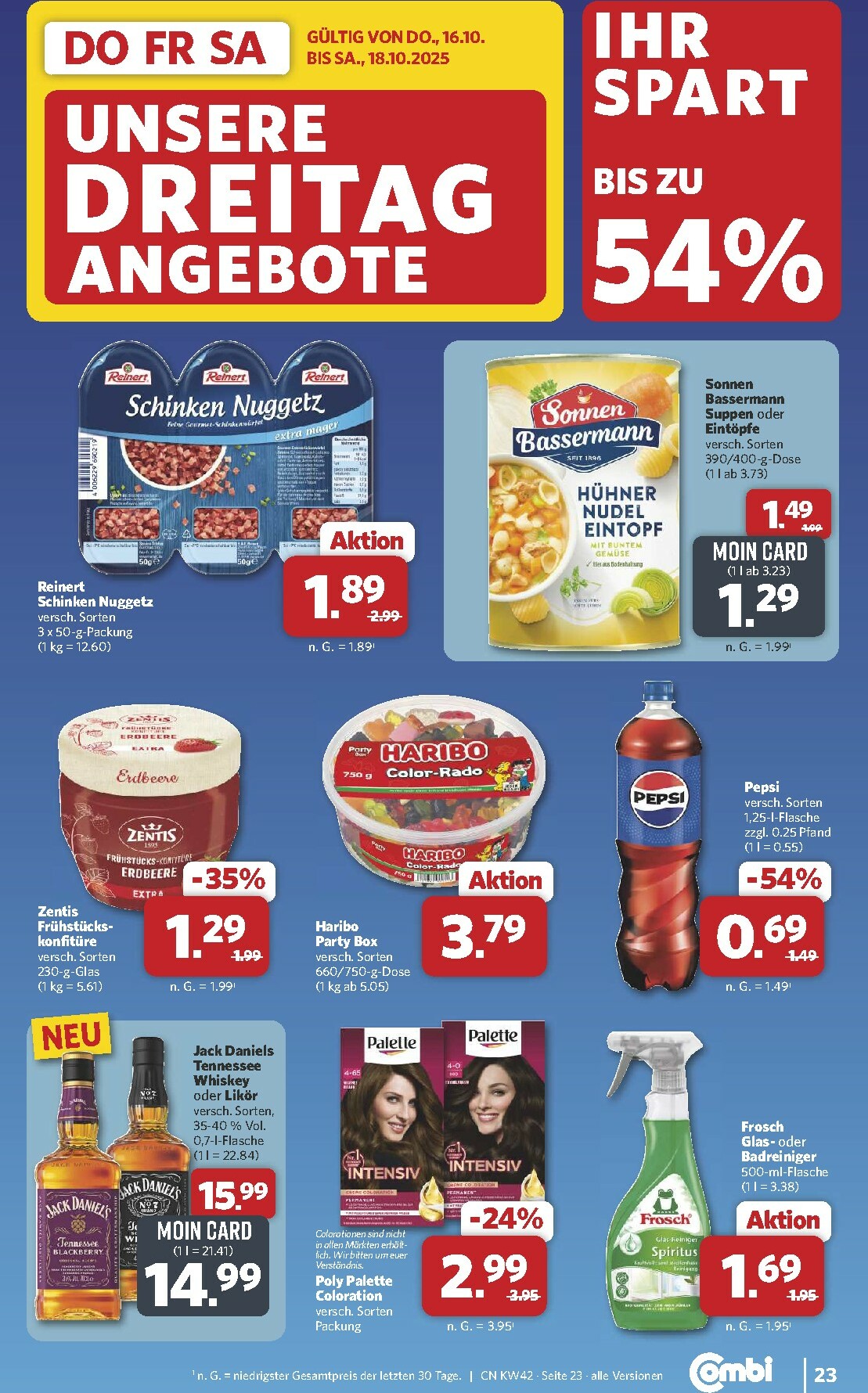 combi - Combi-Prospekt gültig vom 13.10. bis 18.10. - page: 28