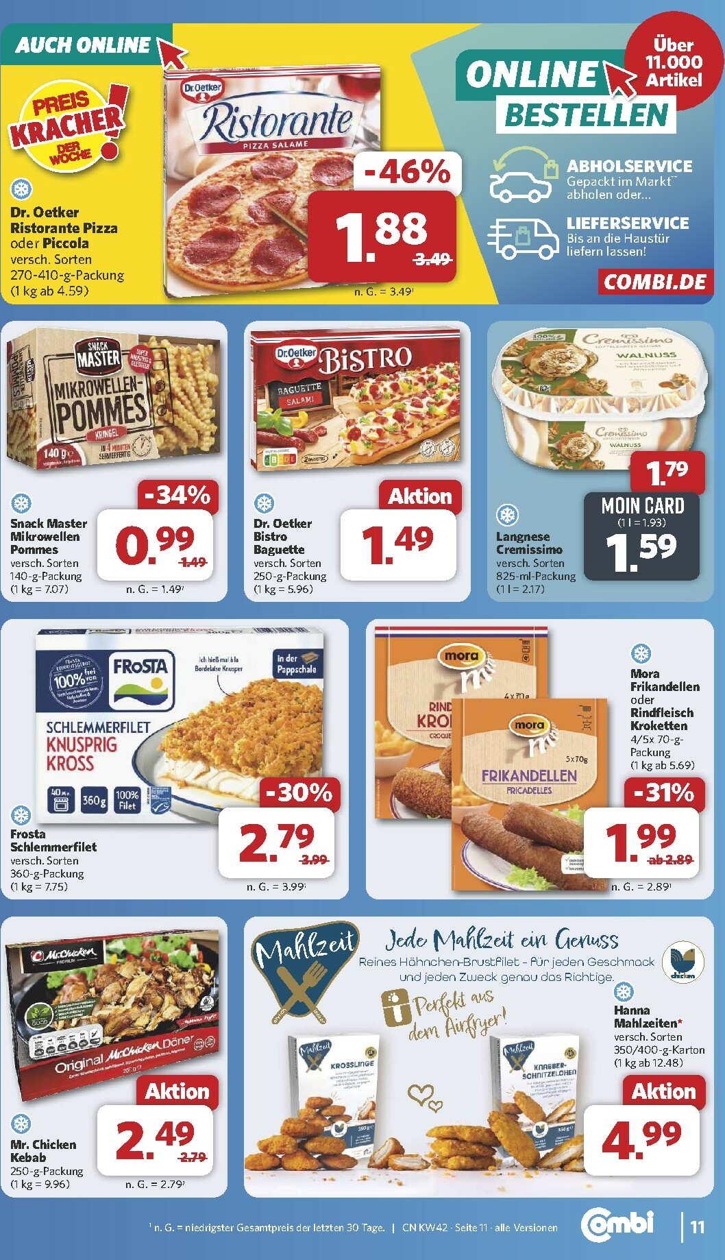 combi - Combi-Prospekt gültig vom 13.10. bis 18.10. - page: 11