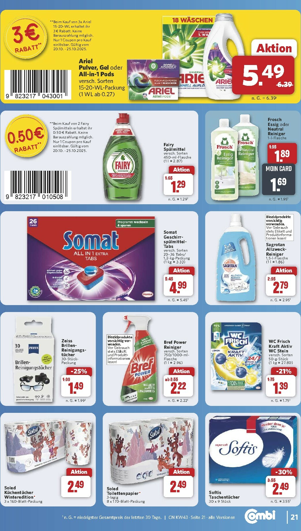 combi - Combi-Prospekt gültig vom 20.10. bis 25.10. - page: 27