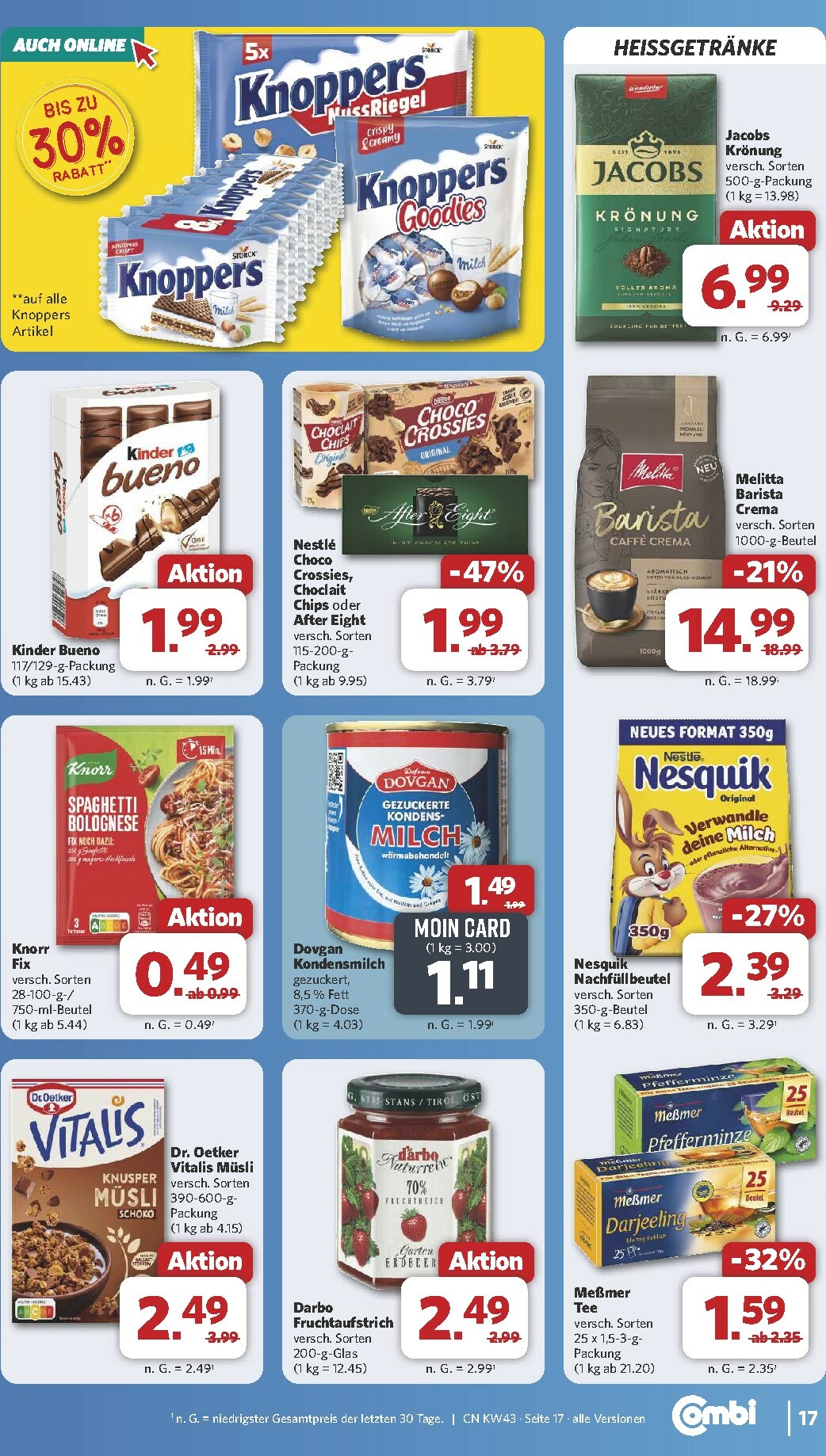 combi - Combi-Prospekt gültig vom 20.10. bis 25.10. - page: 22