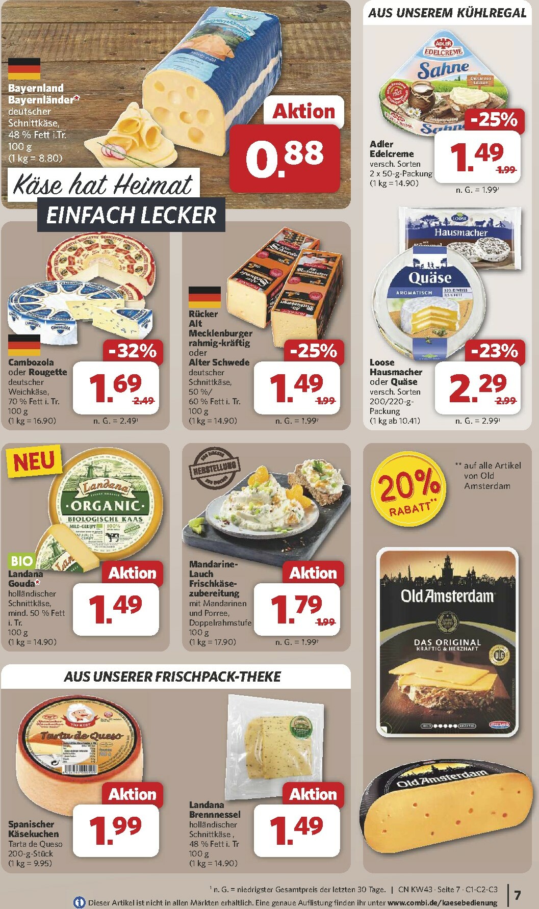 combi - Combi-Prospekt gültig vom 20.10. bis 25.10. - page: 7