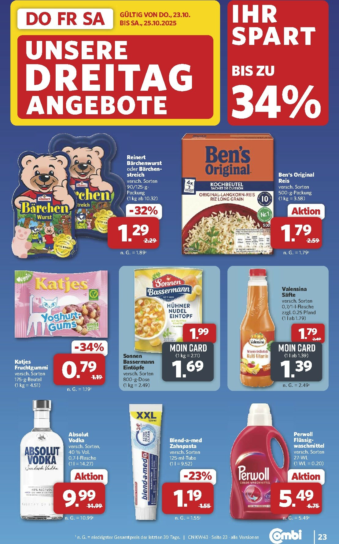 combi - Combi-Prospekt gültig vom 20.10. bis 25.10. - page: 29