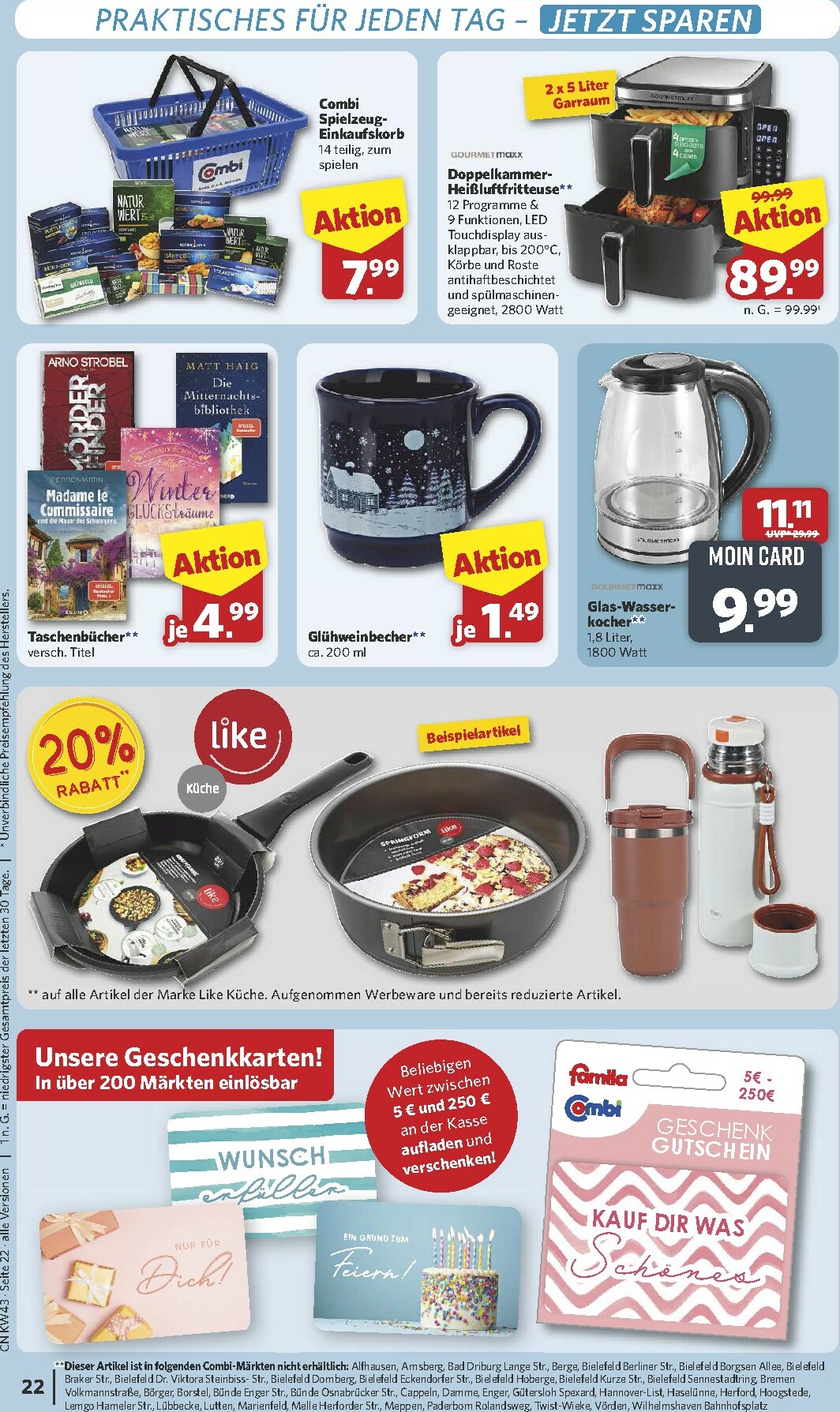 combi - Combi-Prospekt gültig vom 20.10. bis 25.10. - page: 28