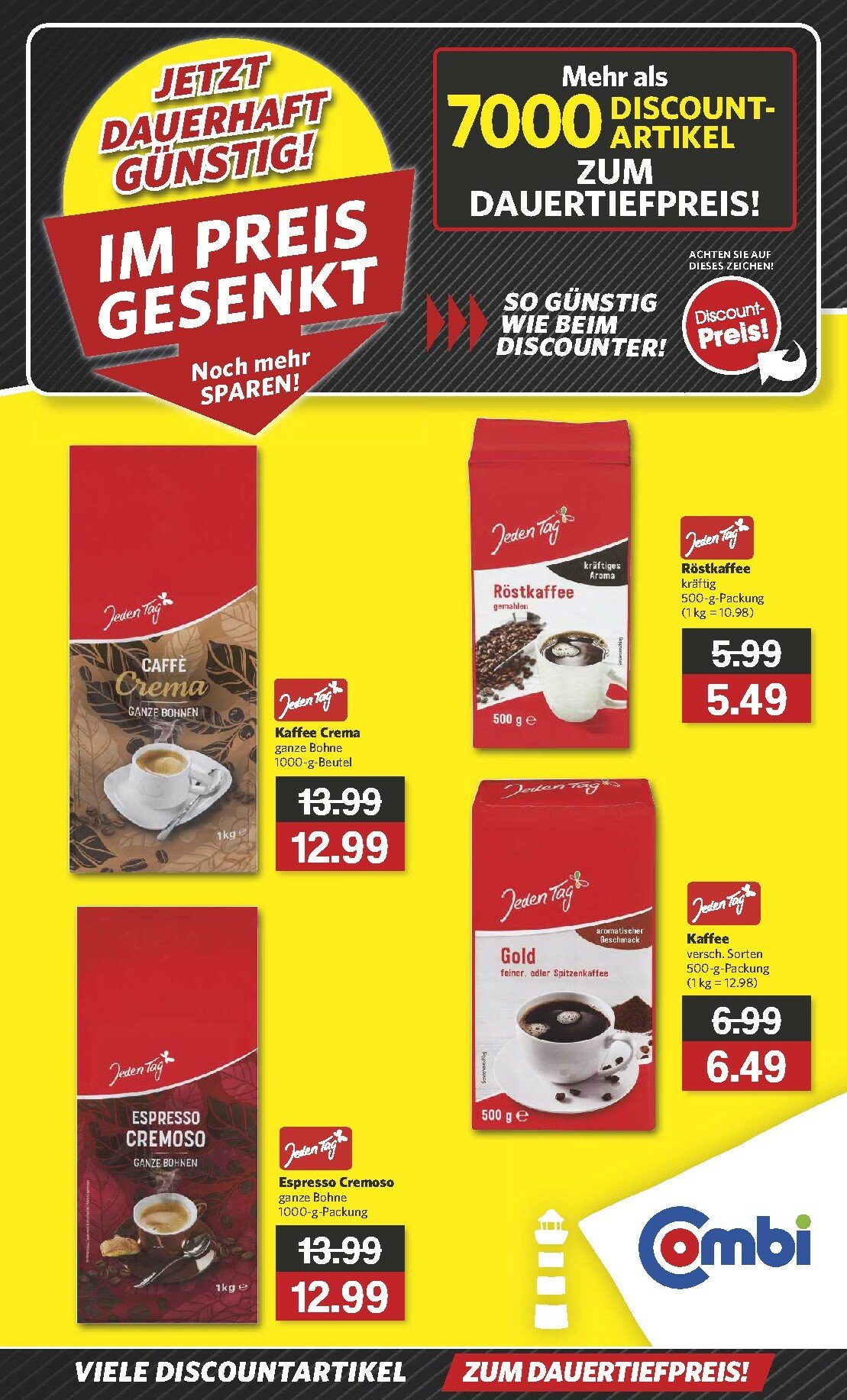 combi - Combi - Im Preis Gesenkt-Prospekt gültig vom 26.10. bis 01.11.