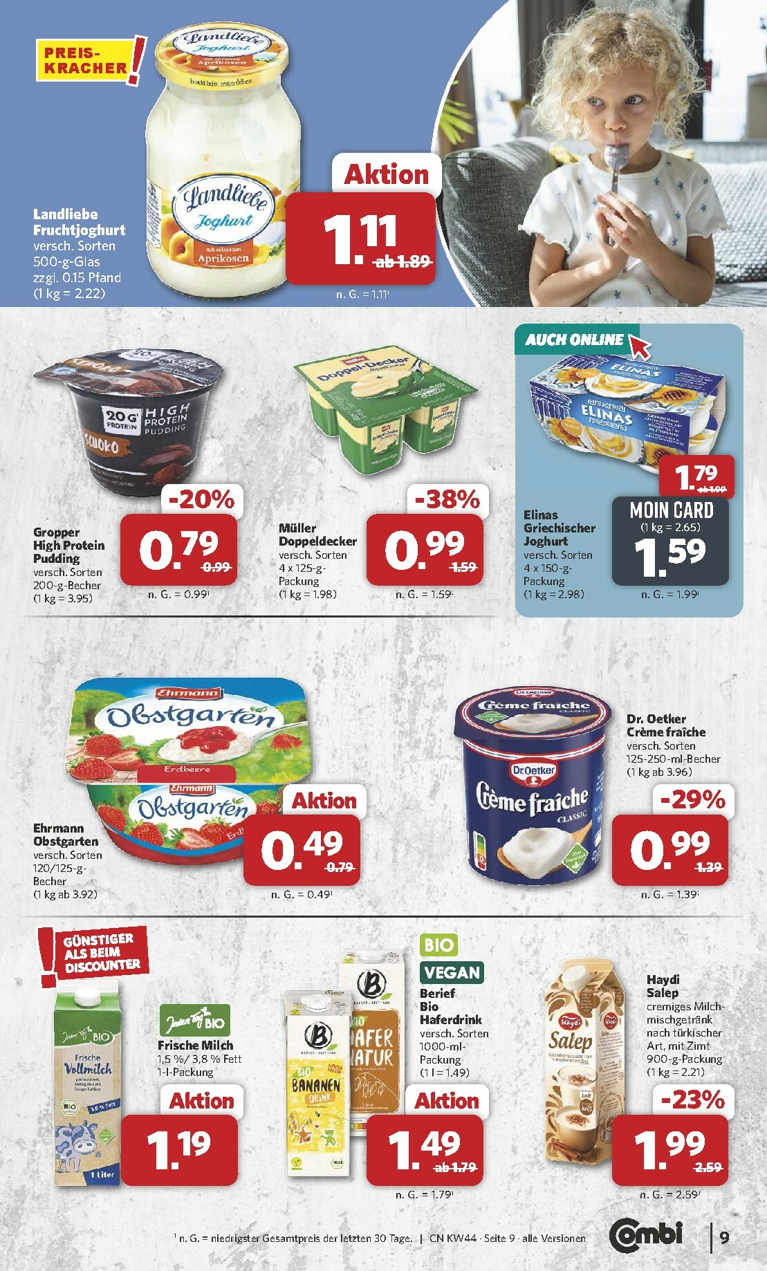 combi - Combi-Prospekt gültig vom 27.10. bis 01.11. - page: 9