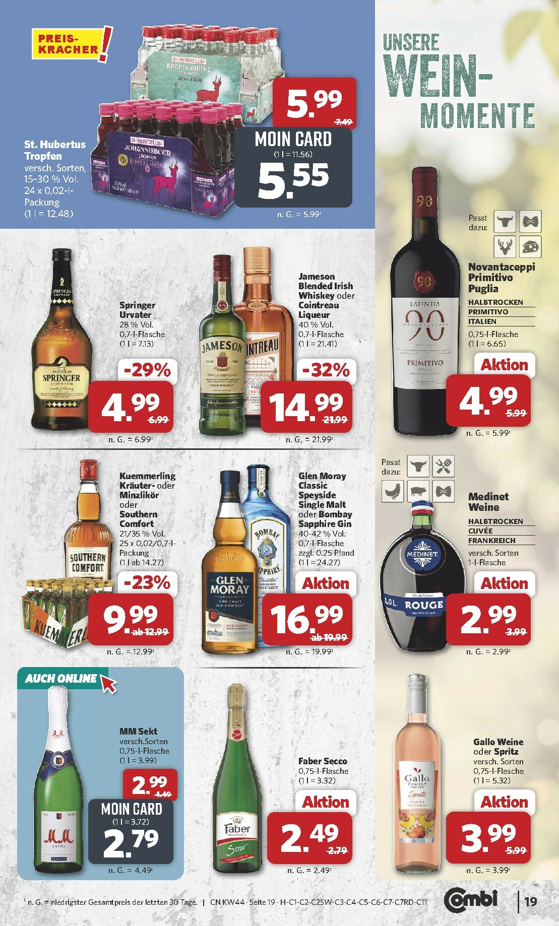 combi - Combi-Prospekt gültig vom 27.10. bis 01.11. - page: 21