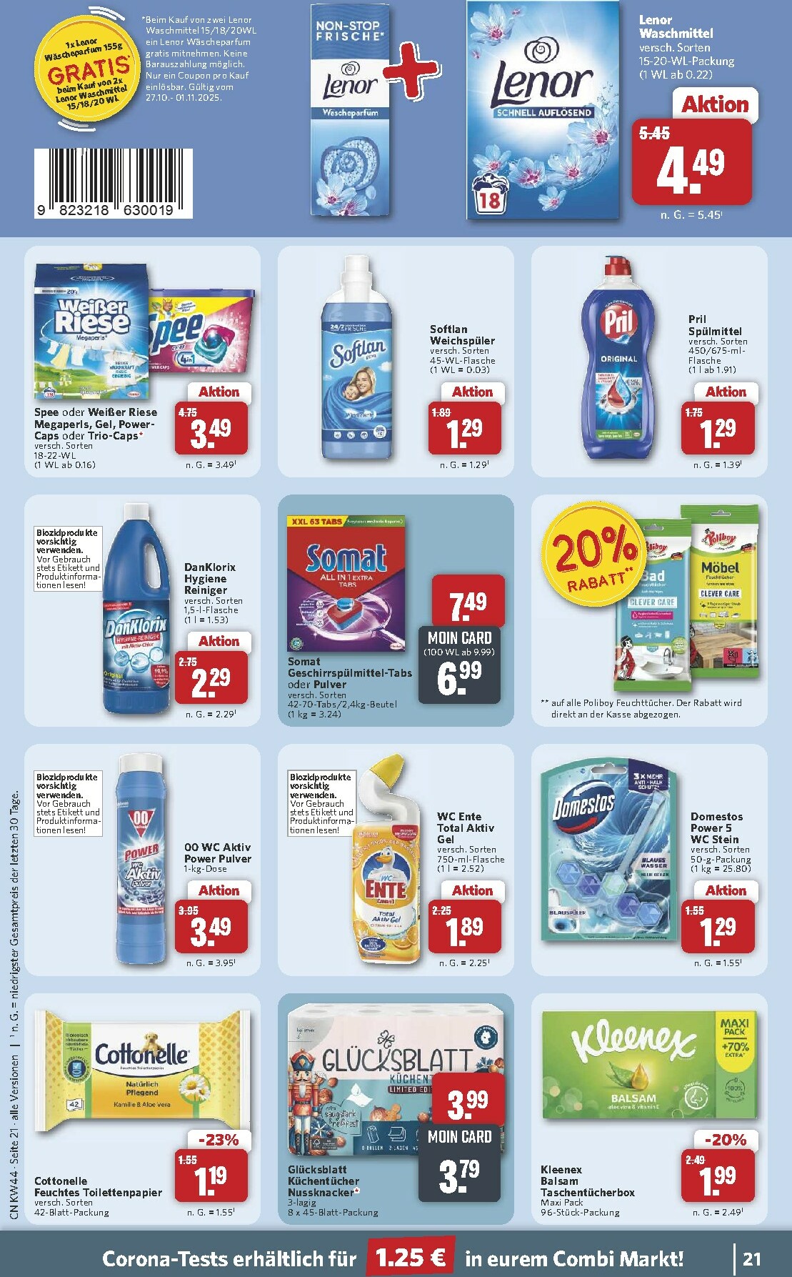 combi - Combi-Prospekt gültig vom 27.10. bis 01.11. - page: 23