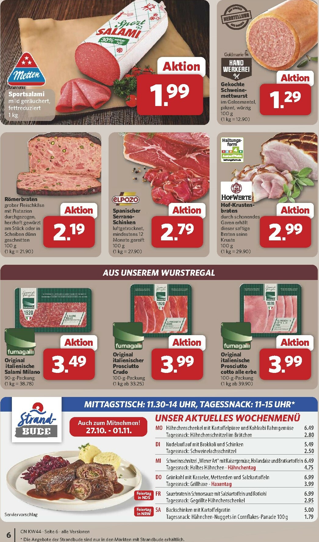 combi - Combi-Prospekt gültig vom 27.10. bis 01.11. - page: 6