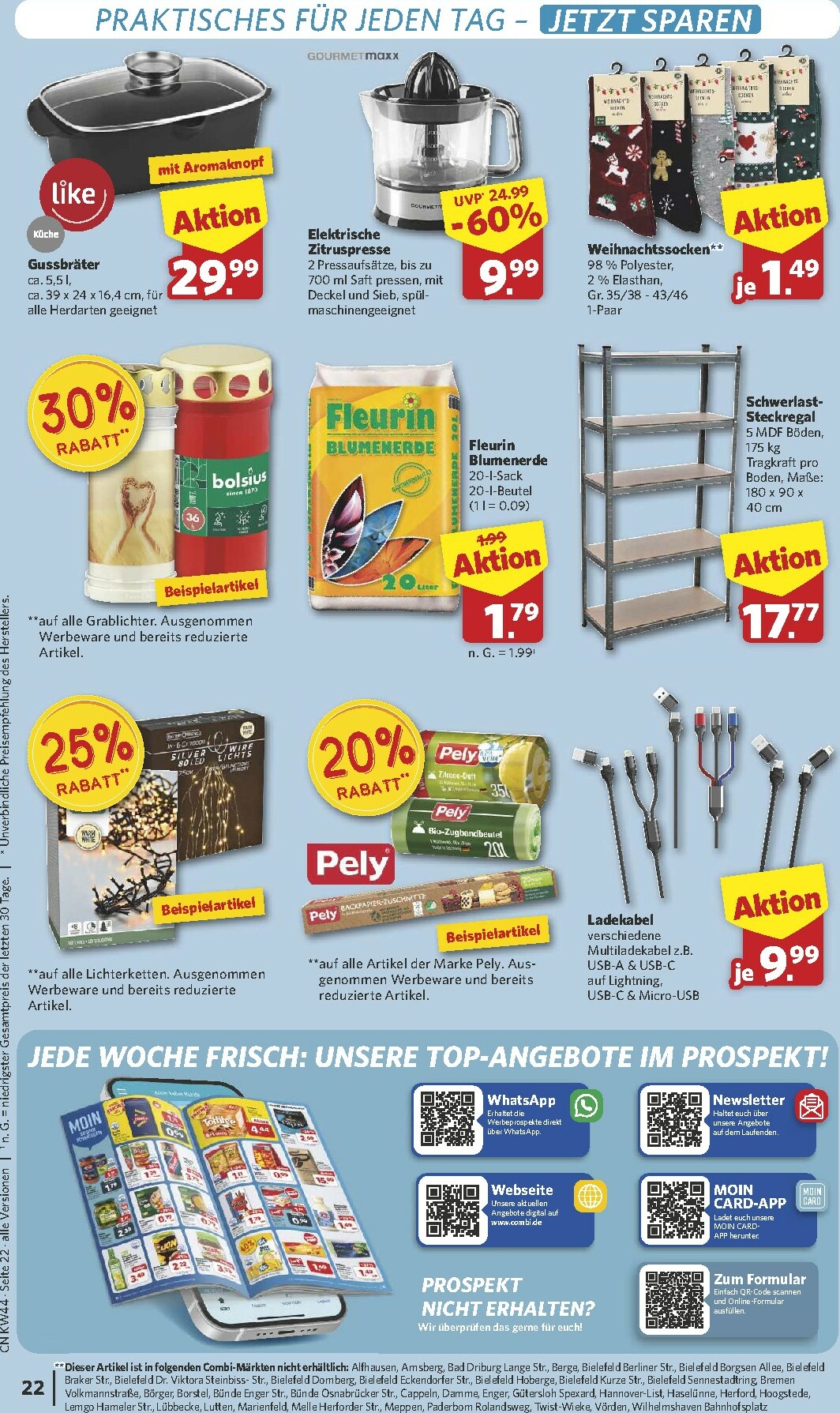 combi - Combi-Prospekt gültig vom 27.10. bis 01.11. - page: 24